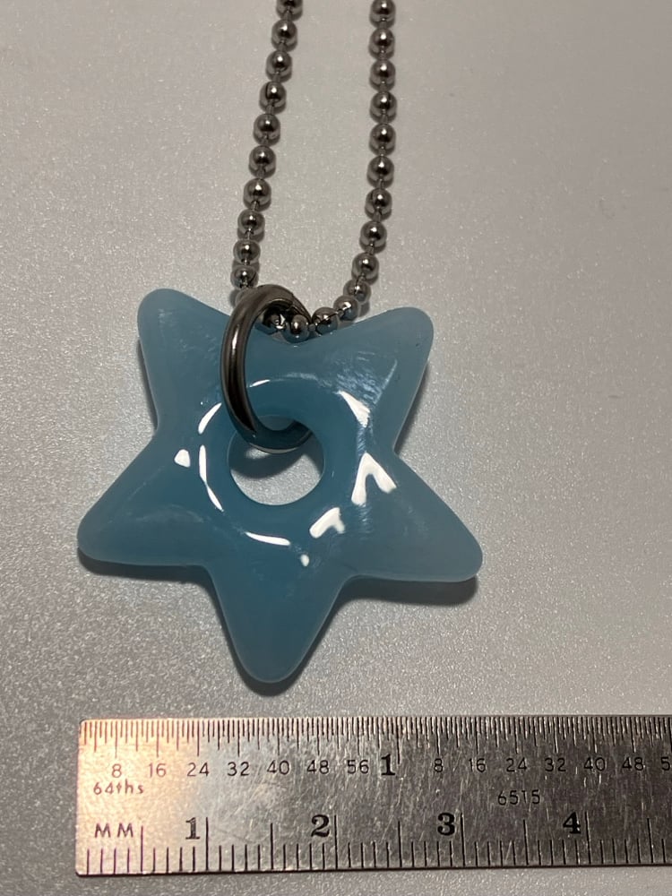 Image of sky blue star