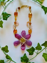 Image 9 of 💜🌼Golden Hour Tulip🌼💜  Necklace 