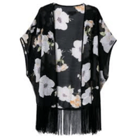 Image 3 of USIA floral fringe kimono duster