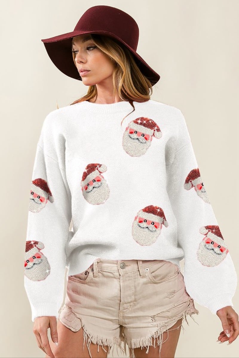 Image of Multi Sequin Santa 