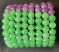 Image 1 of 2 toned glass beaded bracelets