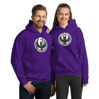 Image 11 of Unisex Gildan Hoodie - Rebel Loon White