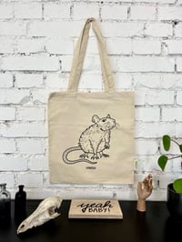 Image 1 of Rat tote bag