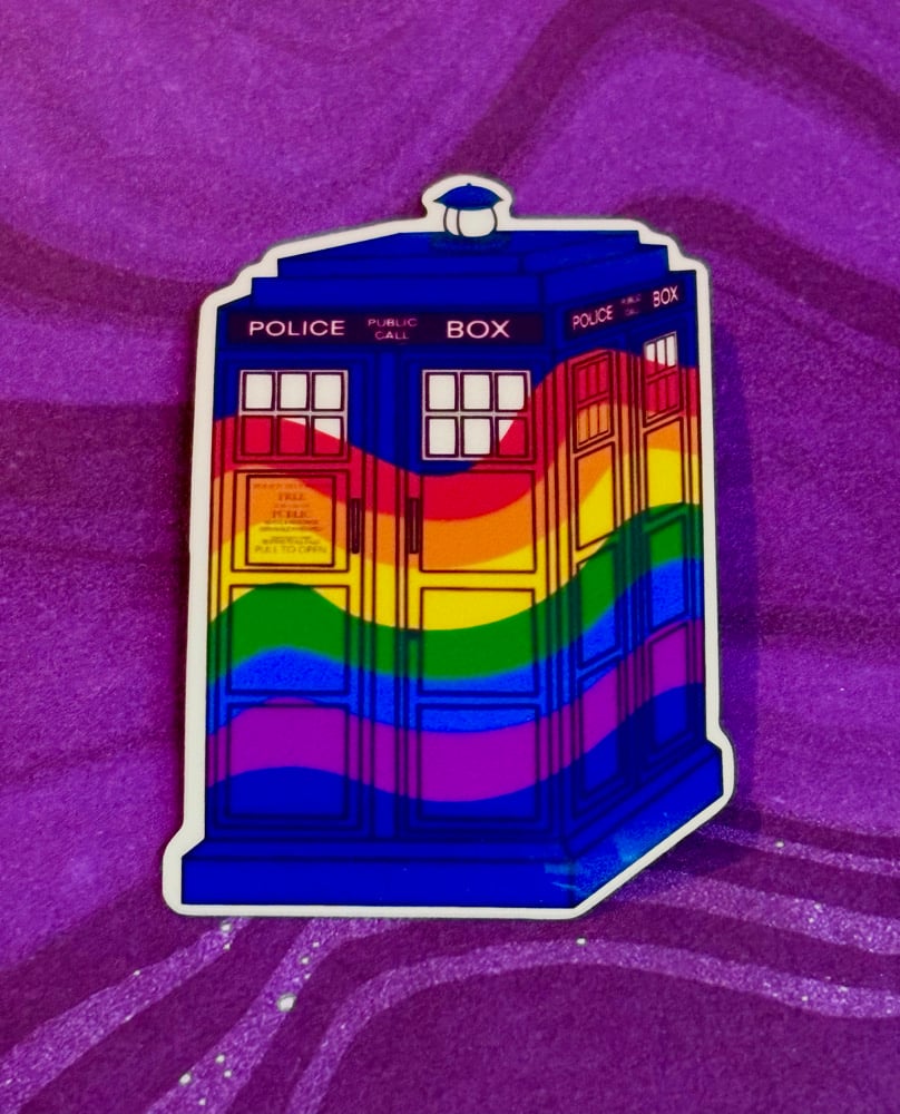 Image of 6 Color Pride Tardis