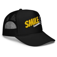 Image 2 of Trubledera Smile Foam trucker hat