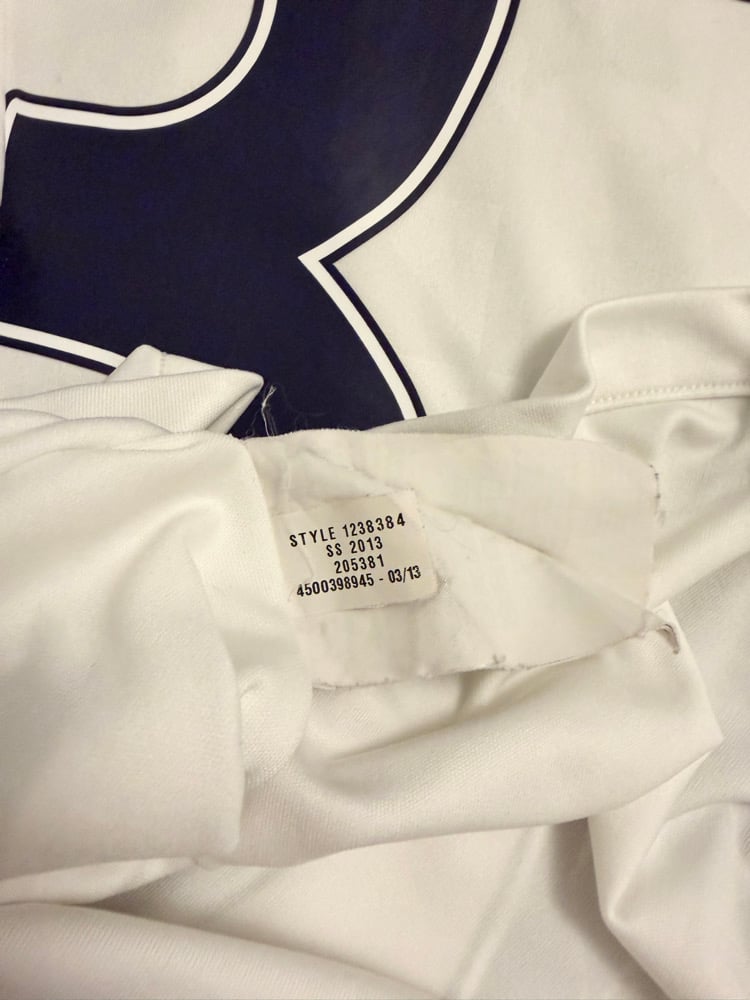 Image of PRE ORDER: Tottenham Hotspur "KANE 37" 2013/14 Home Shirt + PL patches (L)