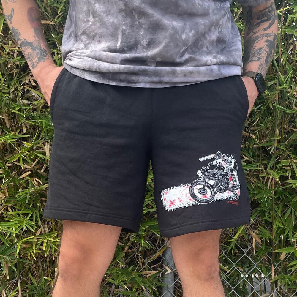 Church of Chainsaw Head Shorts 