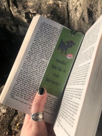 Image 3 of black phillip tassled bookmark