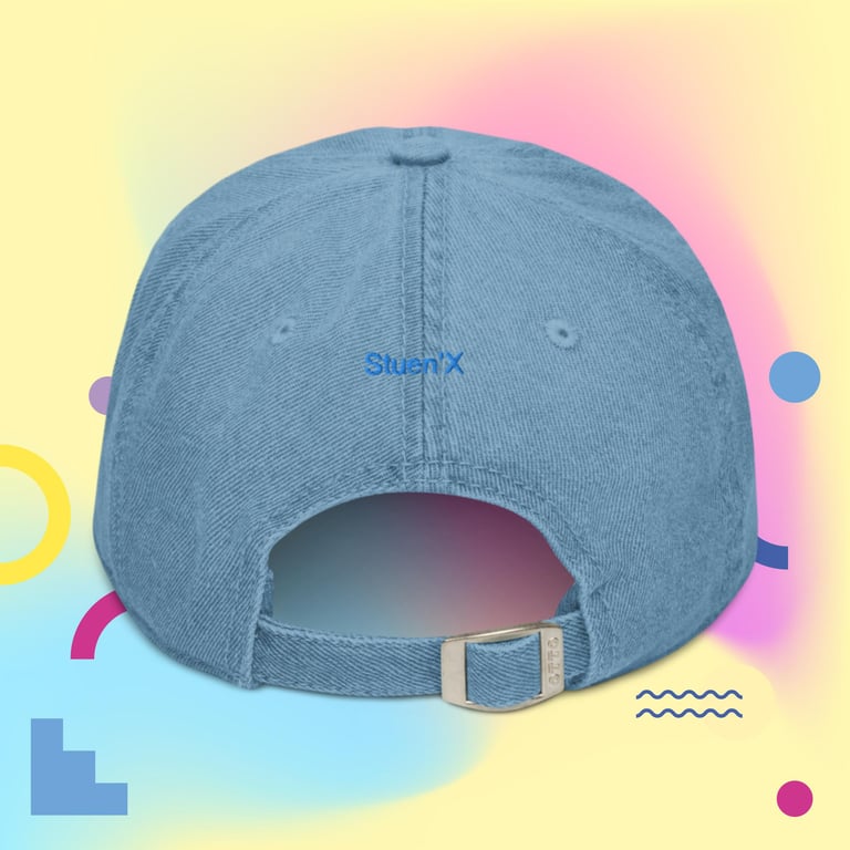 Love Yourself Denim Hat Image 5