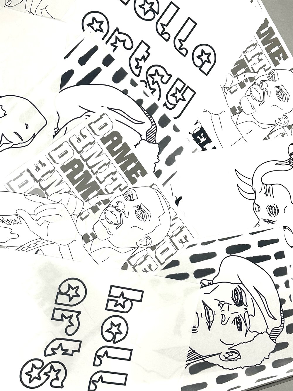 Hella Artsy Vol.7 Coloring Book