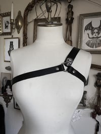 Image 1 of Doorknocker Skull Chest Harness