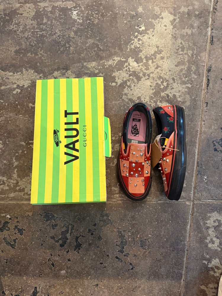 Image of Vans Gucci Vault Studded Slip Ons