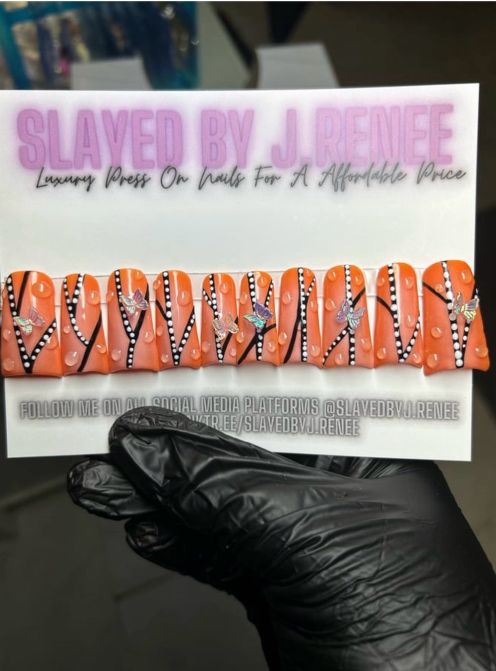 Butterfly Orange Duckies