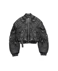 Image 1 of ‘Rozpor Reborn’ Paneled Bomber Jacket 