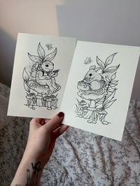 A5 frog & mouse prints 🍄