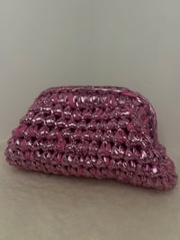 The METALLIC MINI in baby pink