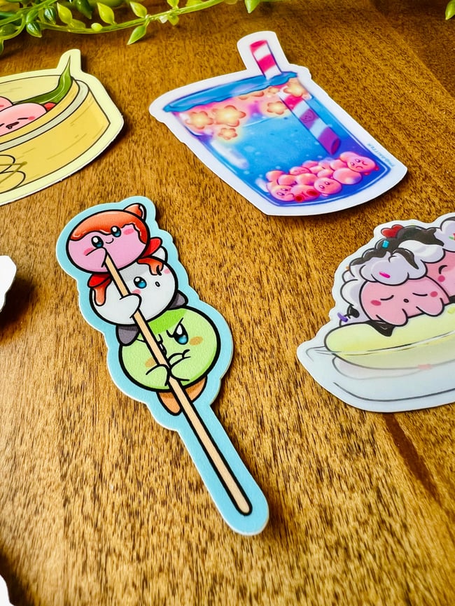 Kirby Foodie Stickers