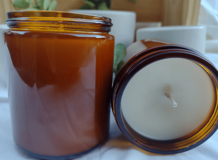 Image of Coconut Soy Candle (Glass Amber Jar) 7.5 oz