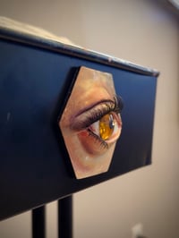 Image 2 of Glass Eye Clay Sculpture Magnet