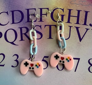 Image of Game Controller Pride Earrings