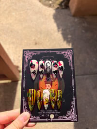 Image 1 of Kewpie Skeleton X Pumpkin Nails 