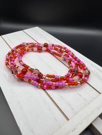 Image 1 of Pink Mixes Waist Beads