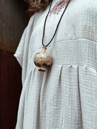 Ressurection After Death Giant Poppy Pod Necklace II