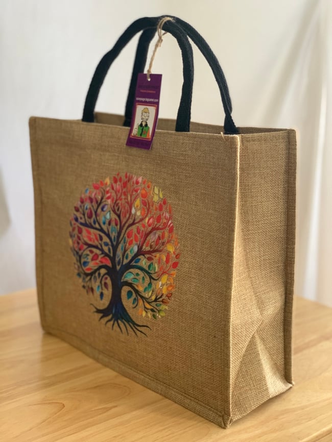  Hessian Carry Bag - Made by Archie