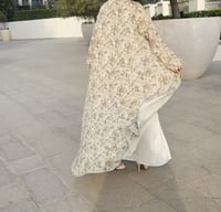 Image 3 of Dalia beige abaya 