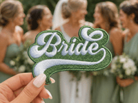 Image 7 of Bride Patch (custom colors)