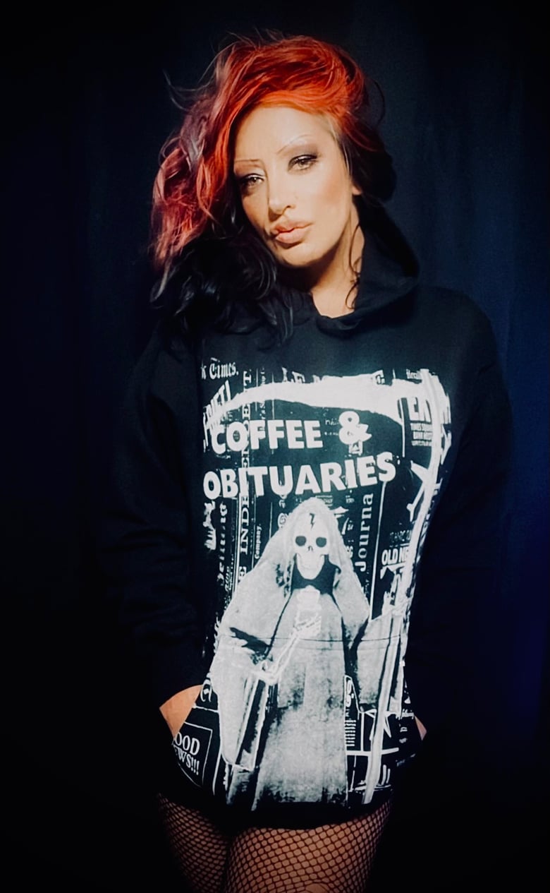 Image of Coffee & Obituaries Pullover Hoodie