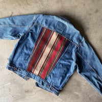 Image 4 of LEVI'S CUSTOM MEXICAN BLANKET PATCHWORK DENIM JACKET