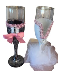 Image 1 of Personalize customize Wine glasses  all items are made to order when payments clears