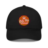 Image 1 of Bite Me logo Organic dad hat