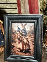 Image 3 of #5.... Olde Miss Liberty ~ Rabbit Print Included ~