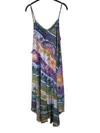 Image 4 of M Woven Wide-Leg Jumpsuit with Pockets in Appalachian Sunset Geode Ice Dye