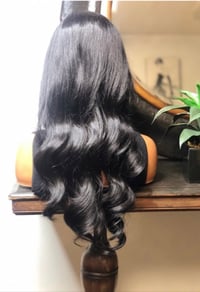 Image 3 of ZOEY | 26" BLACK DEEP T PART BODY WAVE LACE FRONT WIG 