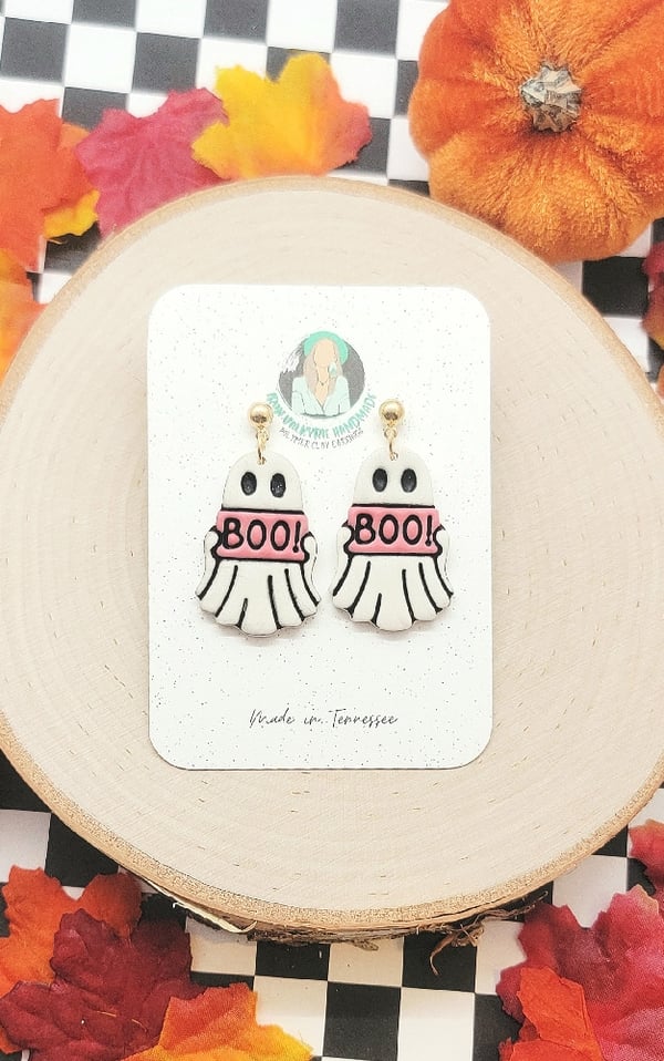 Image of BOO Ghost Earrings