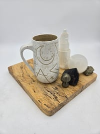 Image 1 of White Rune and Elements Mug