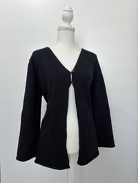 Image 1 of Black cardigan // XL