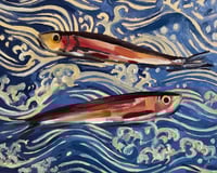 Image 4 of Sardines Swimming in a Stencil Sea