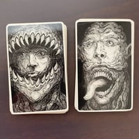 Image 4 of Horror Portrait stickers 5-pack