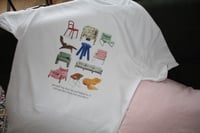 Image 2 of begin again- vintage chairs shirt ( taylor swift ) 