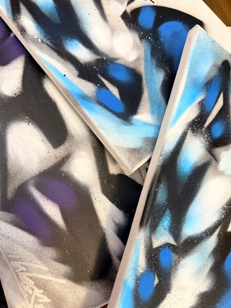 Image of Canvass Bombs 11” x 14” 