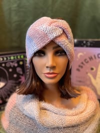 Image 3 of "Twist of Sweetness" Hand-Knit Ear Warmer 