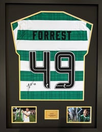 Signed Framed James Forrest Celtic Shirt