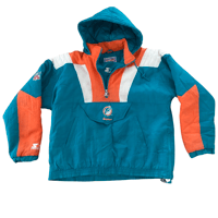 Image 1 of Miami Dolphins Starter Pullover (XL)