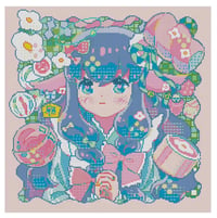 Image 2 of Wish Full Size Diamond Painting by Hiroko 