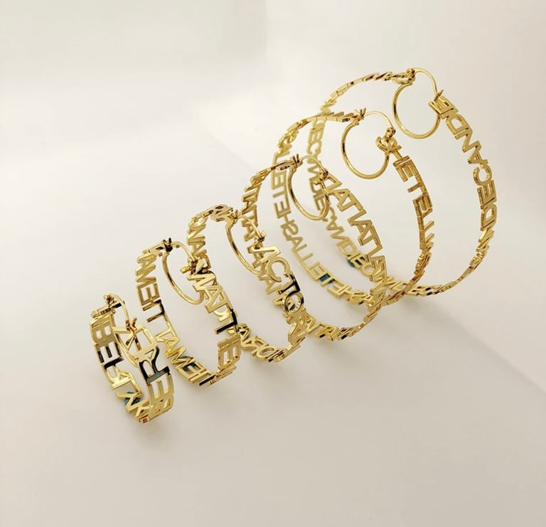 360 Name Hoop  Image 3