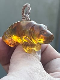 Image 2 of Baltic Amber Seal pendant 